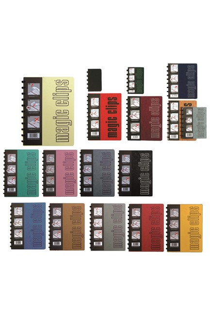 ΤΕΤΡΑΔΙΟ ΣΠΙΡΑΛ MAGIC CLIP 21*29 2ΘΕΜ.PRESPAN 201