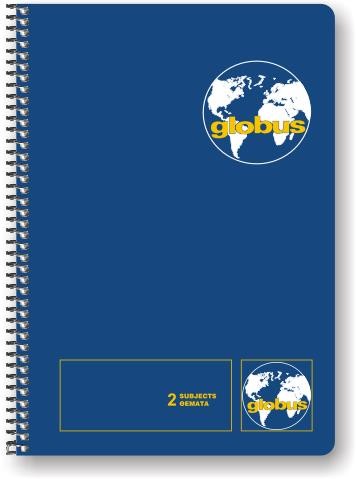 ΤΕΤΡΑΔΙΟ ΣΠΙΡΑΛ 20*30 2ΘΕΜ.100Φ.GLOBUS CLASSIC