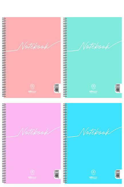 ΤΕΤΡΑΔΙΟ ΣΠΙΡΑΛ 17*25 1ΘΕΜ.30Φ.PASTEL NOTEBOOK