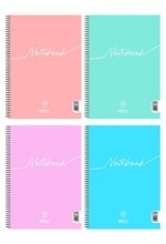 ΤΕΤΡΑΔΙΟ ΣΠΙΡΑΛ 17*25 3ΘΕΜ.90Φ.PASTEL NOTEBOOK