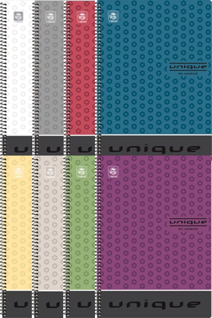 ΤΕΤΡΑΔΙΟ ΣΠΙΡΑΛ 17*25 2ΘΕΜ.60Φ.UNIQUE