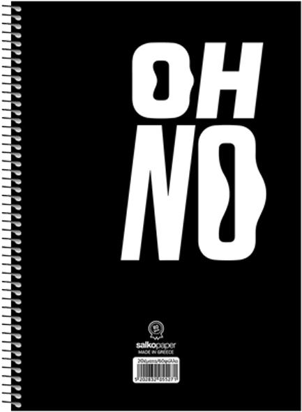 ΤΕΤΡΑΔΙΟ ΣΠΙΡΑΛ 17*25 1ΘΕΜ.30Φ.OH NO