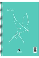 ΤΕΤΡΑΔΙΟ ΣΠΙΡΑΛ 17*25 3ΘΕΜ.90Φ.LINE