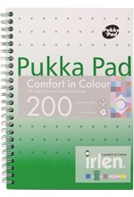ΤΕΤΡΑΔΙΟ ΣΠΙΡΑΛ 17*25 100Φ.PUKKA IRLEN GREEN