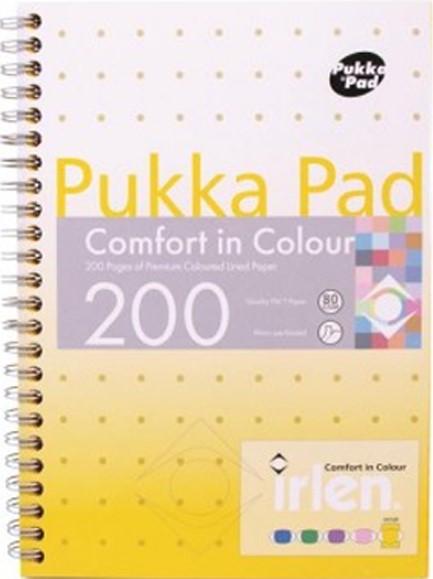 ΤΕΤΡΑΔΙΟ ΣΠΙΡΑΛ 17*25 100Φ.PUKKA IRLEN YELLOW GOLD