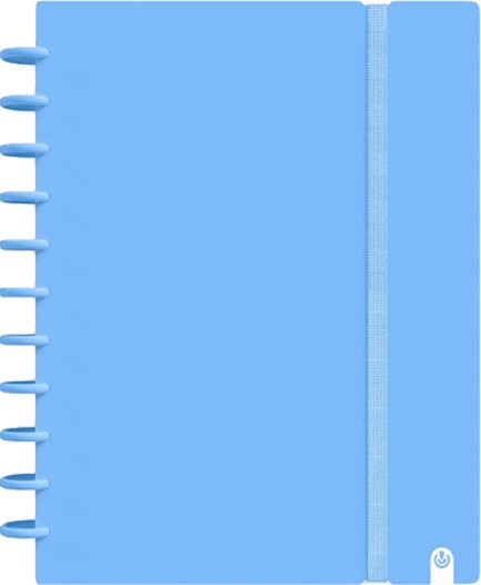 ΤΕΤΡΑΔΙΟ ΣΠΙΡΑΛ CARCHIVO INGENIOX 21*30 ΡΙΓΕ 100φ.ΜΠΛΕ ΠΑΣΤΕΛ