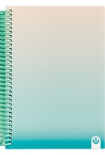 ΤΕΤΡΑΔΙΟ ΣΠΙΡΑΛ CARCHIVO UNITED 15*21 ΡΙΓΕ 80φ.ΠΡΑΣΙΝΟ