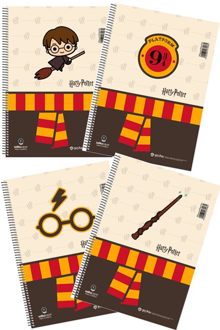 ΤΕΤΡΑΔΙΟ ΣΠΙΡΑΛ 17*25 1ΘΕΜ.30Φ.HARRY POTTER-CHARMS