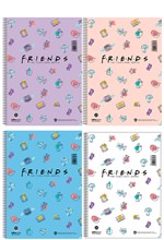 ΤΕΤΡΑΔΙΟ ΣΠΙΡΑΛ 17*25 2ΘΕΜ.60Φ.FRIENDS