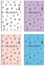 ΤΕΤΡΑΔΙΟ ΣΠΙΡΑΛ 20*30 2ΘΕΜ.60Φ.FRIENDS