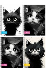 ΤΕΤΡΑΔΙΟ ΣΠΙΡΑΛ 17*25 3ΘΕΜ.90Φ.KITTIE