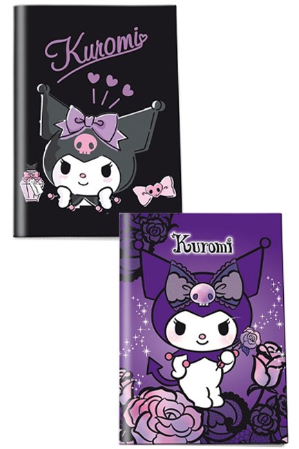 ΤΕΤΡΑΔΙΟ FANCY 17*25 ΚΑΡΦΙΤΣΑ SANRIO KUROMI 25200