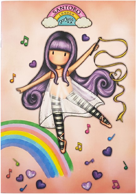 ΤΕΤΡΑΔΙΟ FANCY 17*25 ΚΑΡΦΙΤΣΑ SANTORO GORJUSS 25700