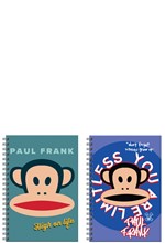 ΤΕΤΡΑΔΙΟ FANCY ΣΠΙΡΑΛ 17*25 2ΘΕΜ.70Φ.BACK ME UP PAUL FRANK 376-00402