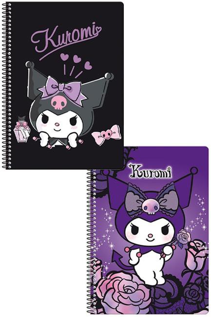 ΤΕΤΡΑΔΙΟ FANCY ΣΠΙΡΑΛ 17*25 2ΘEM.SANRIO KUROMI 25202