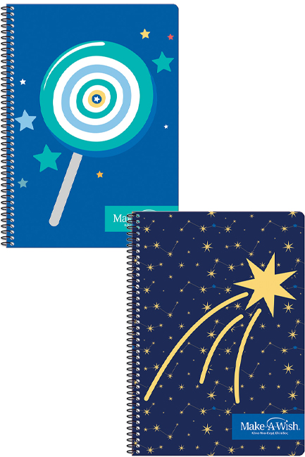 ΤΕΤΡΑΔΙΟ FANCY ΣΠΙΡΑΛ 17*25 2ΘΕΜ.MAKE A WISH 264022