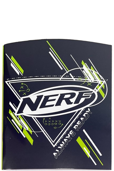ΤΕΤΡΑΔΙΟ FANCY 17*25 ΚΑΡΦΙΤΣΑ 40Φ.GIM NERF 336-36400