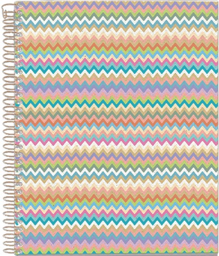 ΤΕΤΡΑΔΙΟ FANCY ΣΠΙΡΑΛ 15*21cm.ΡΙΓΕ 100Φ.MIQUELRIUS MALLORCA ZIGZAG A5 MR4186