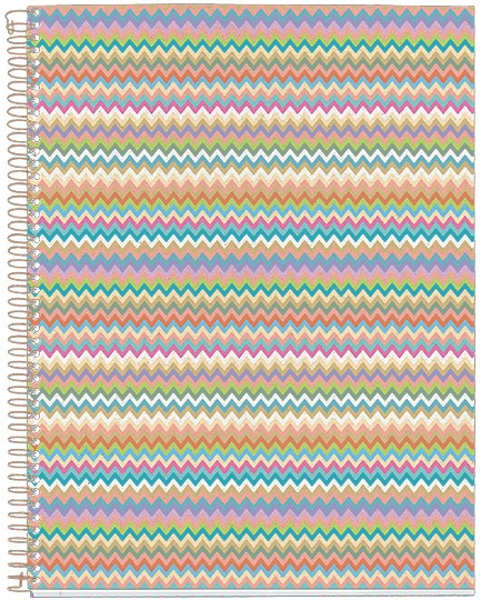 ΤΕΤΡΑΔΙΟ FANCY ΣΠΙΡΑΛ 21*30cm.ΡΙΓΕ 100Φ.MIQUELRIUS MALLORCA ZIGZAG A4 MR4184