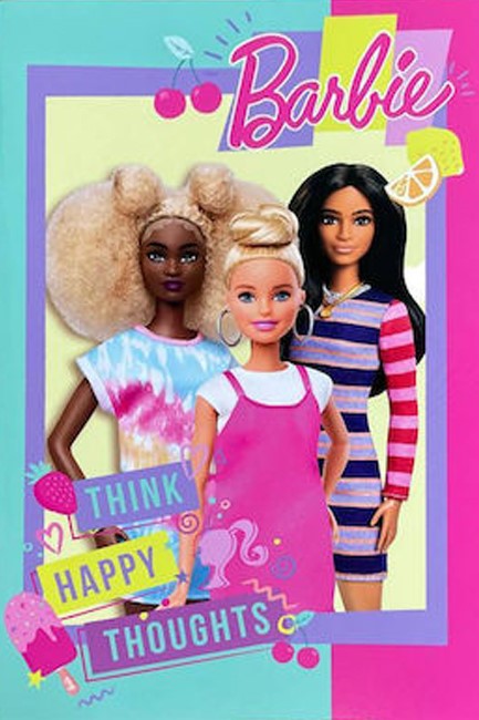 ΤΕΤΡΑΔΙΟ FANCY 17*25 ΚΑΡΦΙΤΣΑ 40Φ.GIM BARBIE 349-84400