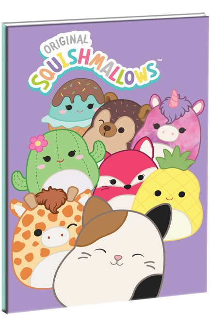ΤΕΤΡΑΔΙΟ FANCY 17*25 ΚΑΡΦΙΤΣΑ 40Φ.GIM SQUISHMALLOWS 363-30400