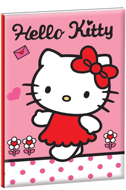 ΤΕΤΡΑΔΙΟ FANCY 17*25 ΚΑΡΦΙΤΣΑ 40Φ.GIM SANRIO HELLO KITTY 335-74400
