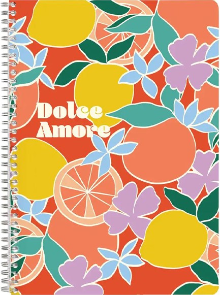 ΤΕΤΡΑΔΙΟ FANCY A4 ΡΙΓΕ 74Φ.ΣΠΙΡΑΛ CLAIRE FONTAINE DOLCE AMORE