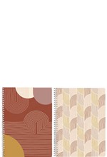 ΤΕΤΡΑΔΙΟ FANCY A4 ΡΙΓΕ 74Φ.ΣΠΙΡΑΛ CLAIRE FONTAINE TERRACOTE