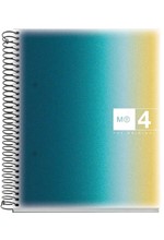 ΤΕΤΡΑΔΙΟ FANCY ΣΠΙΡΑΛ 15*21cm.ΡΙΓΕ 120Φ.MIQUELRIUS AURORA ICELAND A5 MR4253