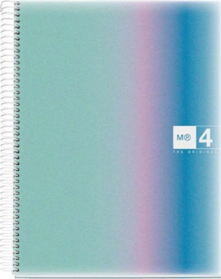 ΤΕΤΡΑΔΙΟ FANCY ΣΠΙΡΑΛ 21*30cm.ΡΙΓΕ 120Φ.MIQUELRIUS AURORA SANTORINI A4 MR4259