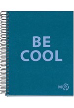 ΤΕΤΡΑΔΙΟ FANCY ΣΠΙΡΑΛ 15*21cm.ΡΙΓΕ 80Φ.MIQUELRIUS ECO SAPPHIRE BE COOL A5 MR46905