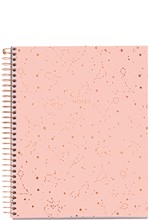 ΤΕΤΡΑΔΙΟ FANCY ΣΠΙΡΑΛ 15*21cm.ΡΙΓΕ 100Φ.MIQUELRIUS CONSTELASSION ROSE GREY A5 MR48467