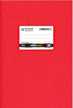 ΤΕΤΡΑΔΙΟ ΧΡΩΜΑΤΙΣΤΟ 17*25 30Φ. EX-COLOR ΚΟΚΚΙΝΟ