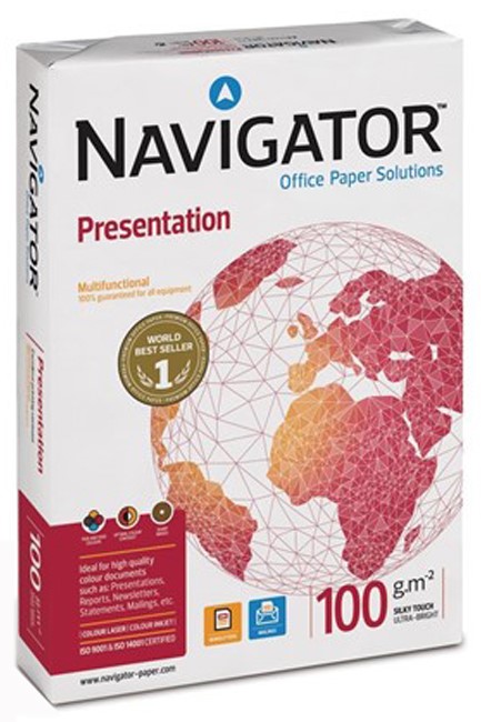 ΧΑΡΤΙ ΦΩΤΟΑΝΤΙΓΡΑΦΙΚΟ Α4 100ΓΡ.500Φ.ΑΣΠΡΟ NAVIGATOR PRESENTATION