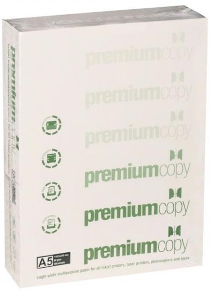 ΧΑΡΤΙ ΦΩΤΟΑΝΤΙΓΡΑΦΙΚΟ Α5 80ΓΡ.500Φ.ΑΣΠΡΟ PREMIUM