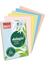 ΧΑΡΤΙ ΦΩΤΟΑΝΤΙΓΡΑΦΙΚΟ Α4 80ΓΡ.5 XPΩM*40Φ.ADAGIO REY MIX PASTEL