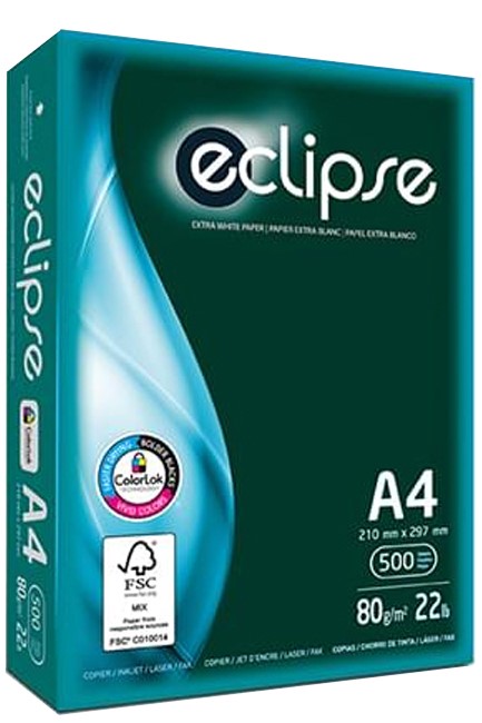 ΧΑΡΤΙ ΦΩΤΟΑΝΤΙΓΡΑΦΙΚΟ Α4 80ΓΡ.500Φ.ΑΣΠΡΟ ECLIPSE