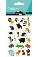 STICKERS COOKY 7,5*12CM.ΖΩΑ ΤΗΣ ΣΑΒΑΝΑΣ