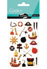STICKERS COOKY 7,5*12CM.ΠΕΙΡΑΤΕΣ