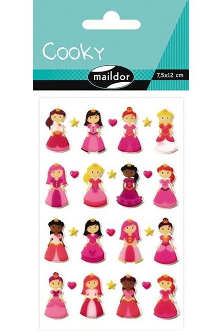 STICKERS COOKY 7,5*12CM.ΠΡΙΓΚΙΠΙΣΣΕΣ