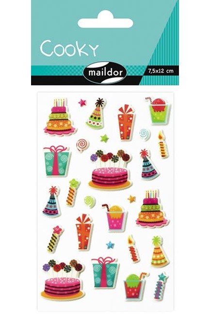 STICKERS COOKY 7,5*12CM. ΓΕΝΕΘΛΙΑ