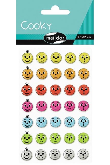STICKERS COOKY 7,5*12CM.ΠΡΟΣΩΠΑ