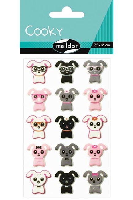 STICKERS COOKY 7,5*12CM.ΣΚΥΛΑΚΙΑ