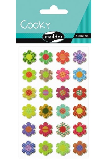 STICKERS COOKY 7,5*12CM.ΛΟΥΛΟΥΔΙΑ
