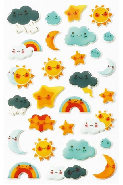 STICKERS COOKY 7,5*12CM.KAWAI METEO