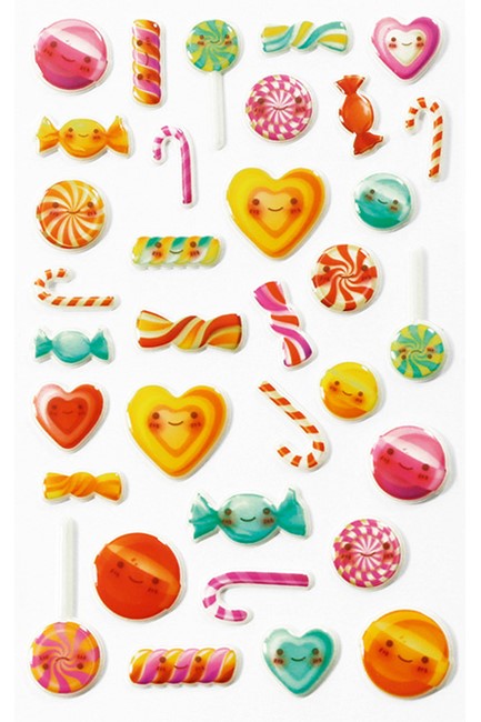 STICKERS COOKY 7,5*12CM.KAWAI BOMBONS