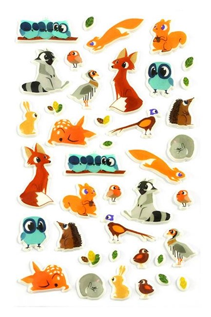 STICKERS COOKY 7,5*12CM.ΖΩΑ ΤΟΥ ΔΑΣΟΥΣ