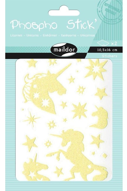 STICKERS PHOSPHO 10,5*16ΕΚ.ΜΟΝΟΚΕΡΩΣ 2 ΦΥΛΛΑ