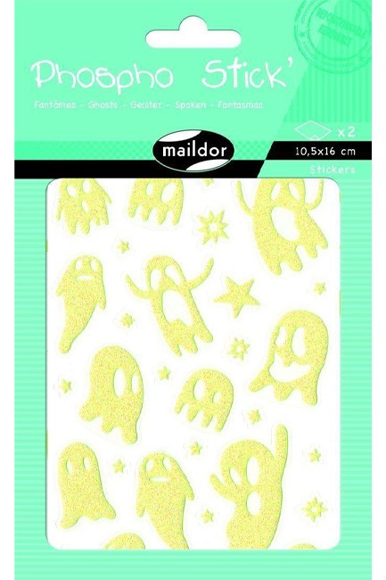 STICKERS PHOSPHO 10,5*16ΕΚ.ΦΑΝΤΑΣΜΑΤΑ 2 ΦΥΛΛΑ