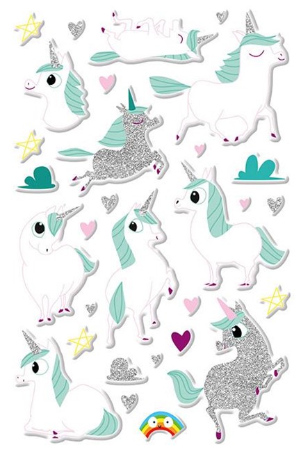 STICKERS PUFFY 10,5*16ΕΚ.ΜΟΝΟΚΕΡΩΣ 1 ΦΥΛΛΟ